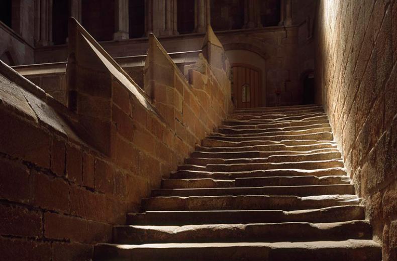 the night stair at hexham abbey